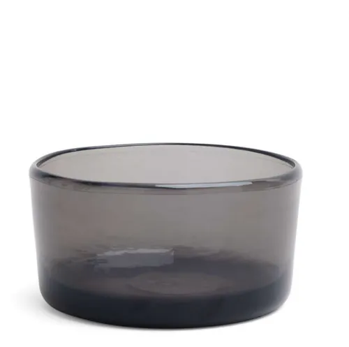 Acrylic Serving Bowl Dark Grey Small