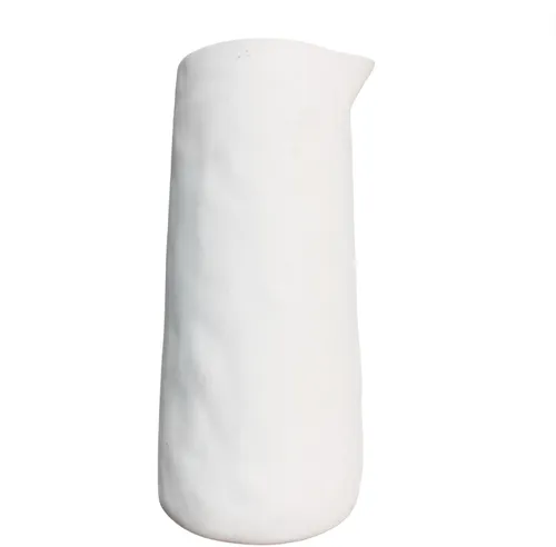 Flax Ceramic White Jug