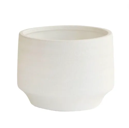 Matt White Ceramic Pot 