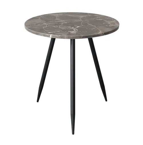 Black Marble Side Table