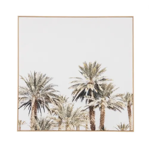 Sun palms canvas art 