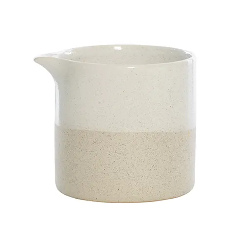 Beige Rough Wide Jug
