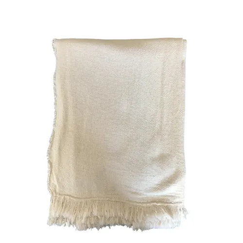 Cream throw