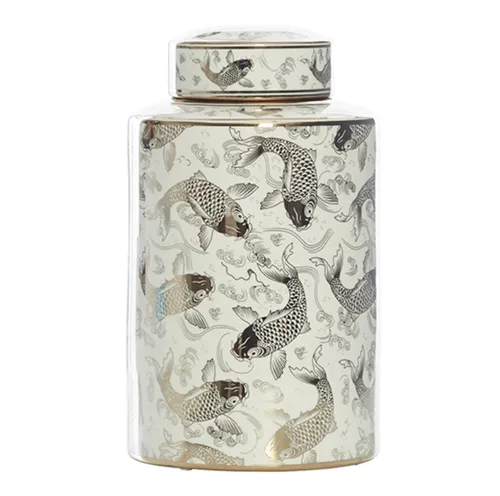 Goldfish ginger jar