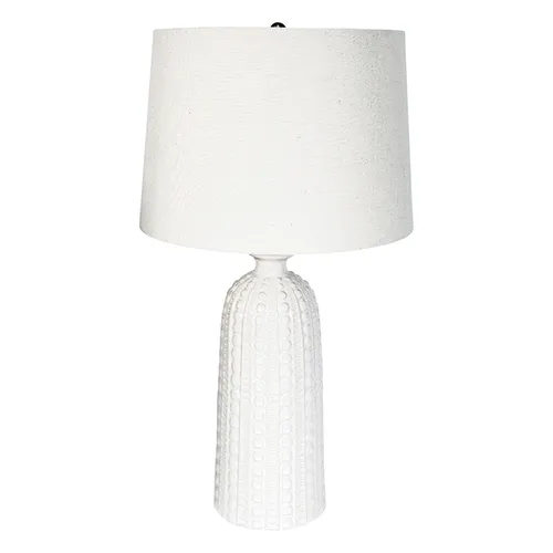 Ceramic mottled bullet lamp