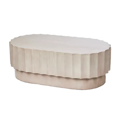 Wyatt White Wash Coffee Table