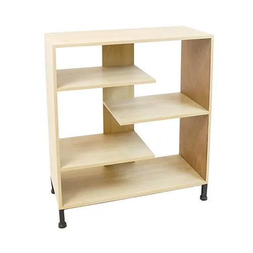 Veneer square slat shelf