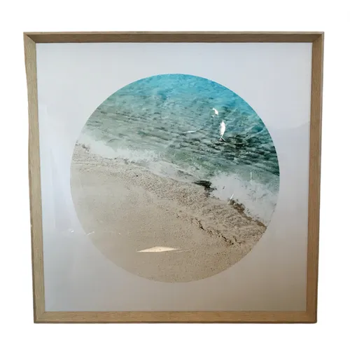 Circular Summer Shore Wall Art