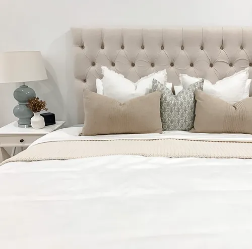 SK White Plain Cotton Set