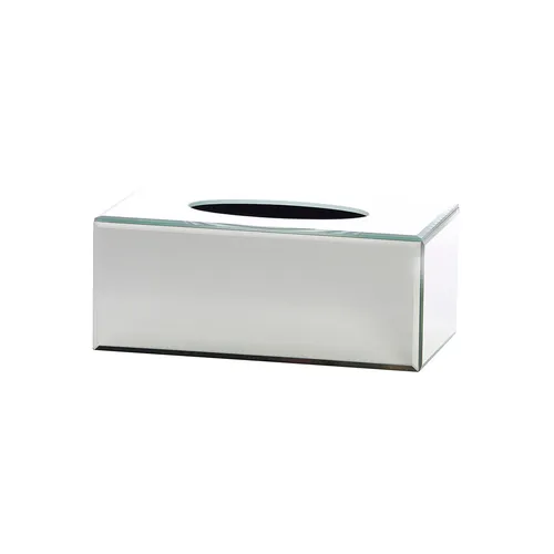 Mirror rectangle tissue box