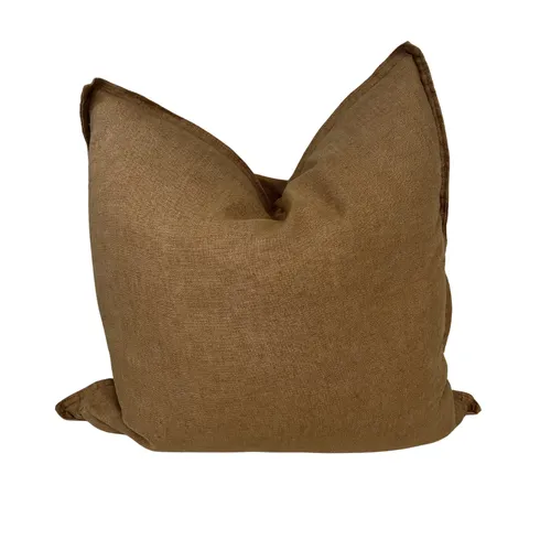 Rust Linen Cushion