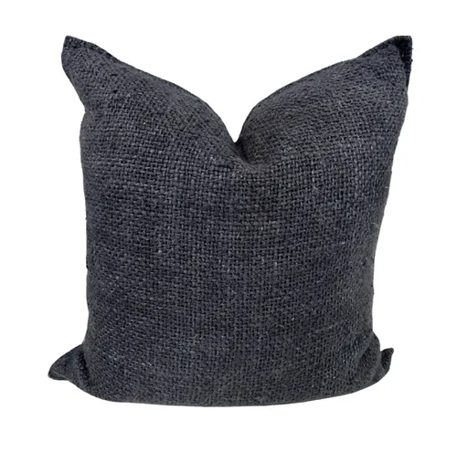 Navy Hand Loomed Cushion