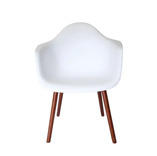 Outdoor White Tub Dining Chair