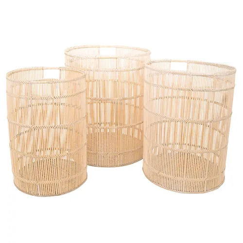 Bamboo Tall Basket