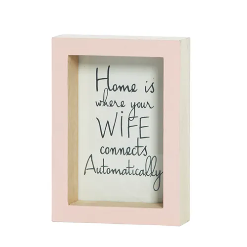 Timber Pink Edge Frame