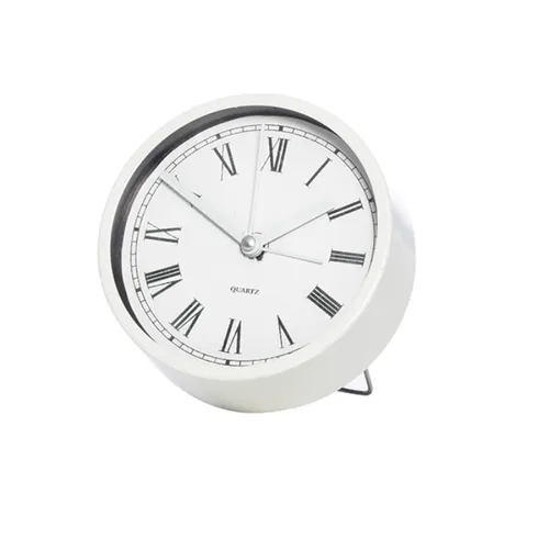  Desk - White Round Clock