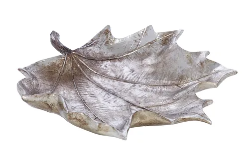Silver leaf platter 1