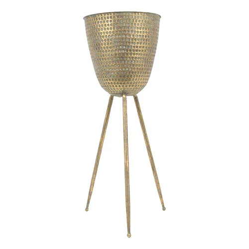 Bronze planter 3 leg lge