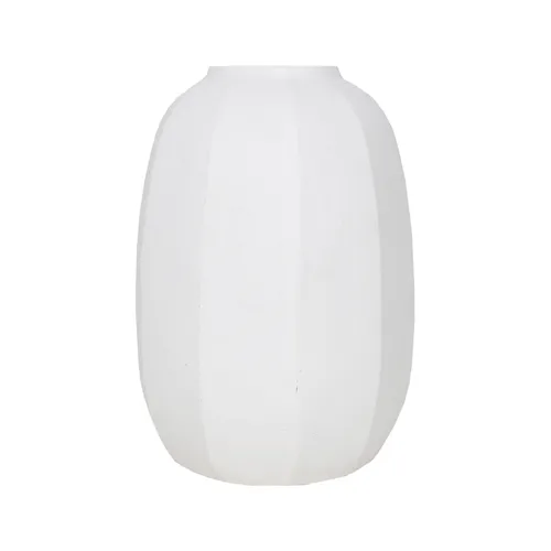 White Chalk Vase Round 
