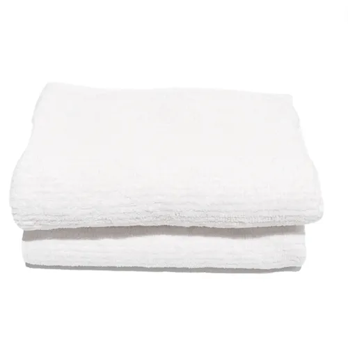 Bath Towel - White Stripe