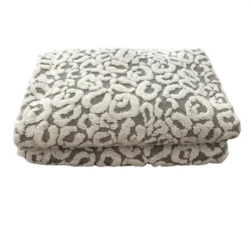 Bath Towel - Black & White Print