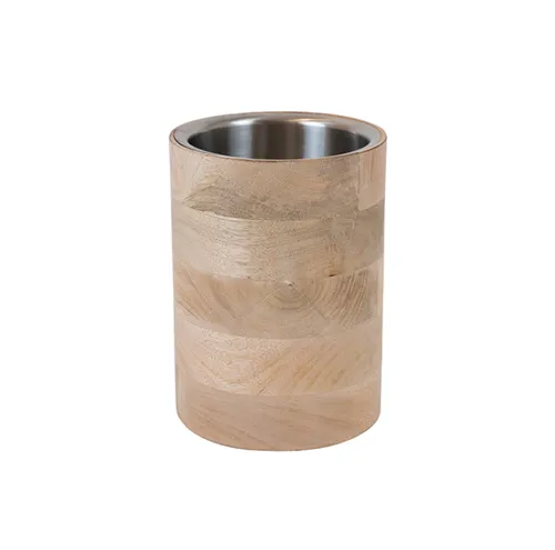 Mango wood wine cooler