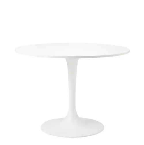 White Round Dining Table