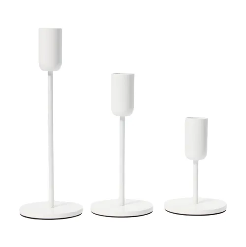 White Taper Candle Holder 