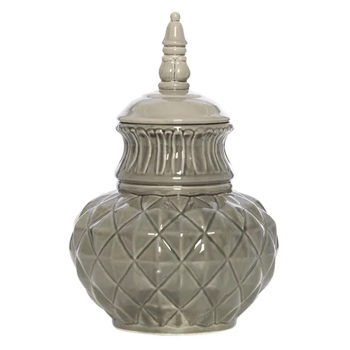 Grey Ginger Jar Small