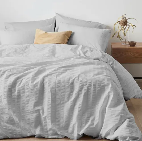 KB Blue / Grey Seersucker Set