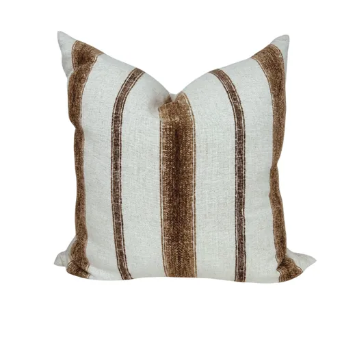 Brown Stripe Cushion