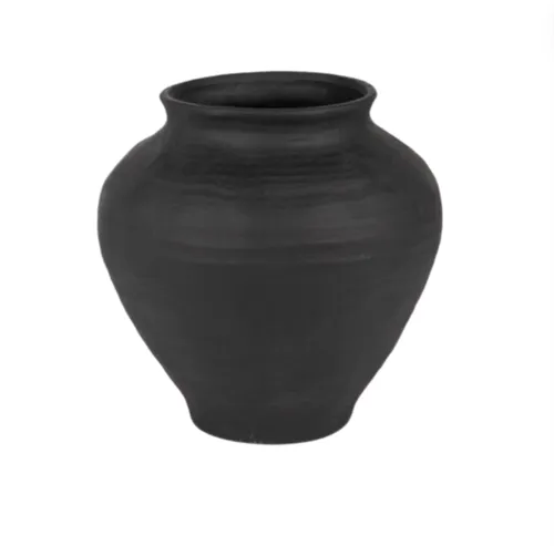 Taku Urn Vase Black