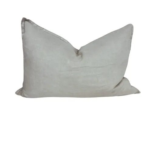 Grey Linen Lumber Cushion