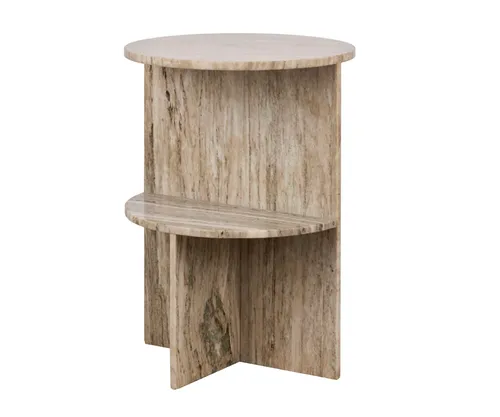 Grey Marble Side Table