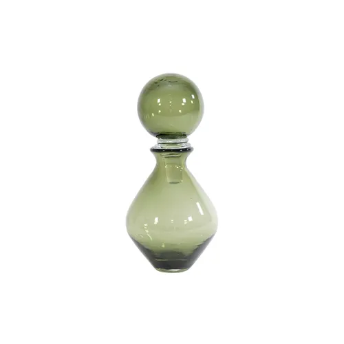Decanter - green glass