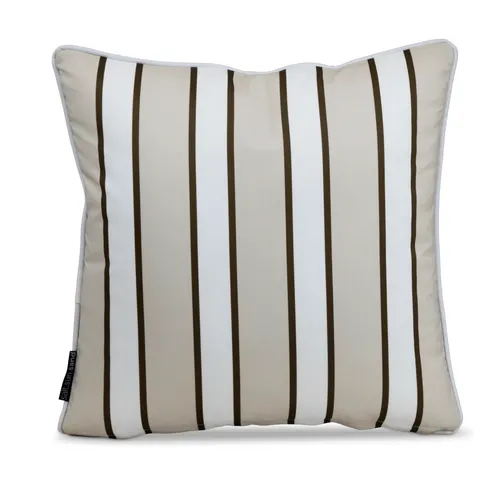 Outdoor Brown Stripe Cushion