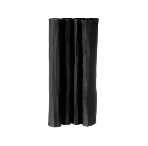 Ceramic Black Tube Vase Tall