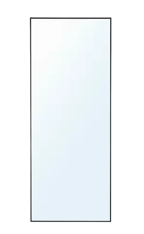 Black Metal Floor Mirror