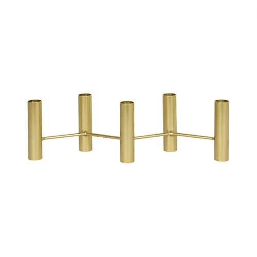 5 Taper Gold Candle Holder