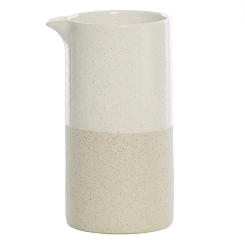 Beige Rough Narrow Jug