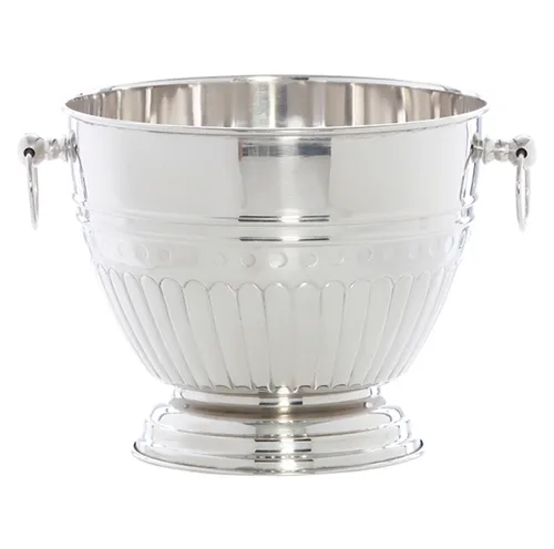 Nickel champagne ice bucket
