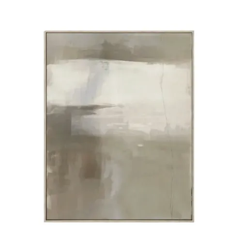 Haze B Whitewash Framed Canvas Artwork