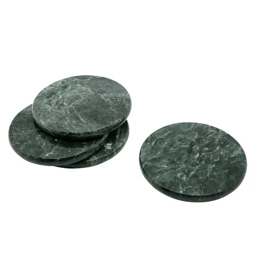 Green Marble Coaster