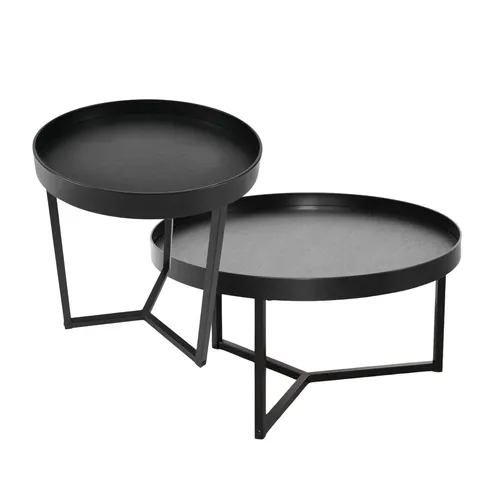 Black Nest Of Coffee Tables