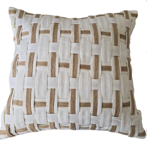 Jute Woven Cushion 