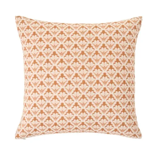 Orange Geo Cushion