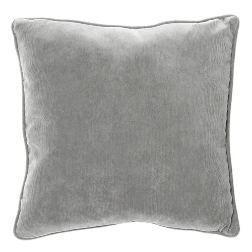 Grey cordoroy poly cushion
