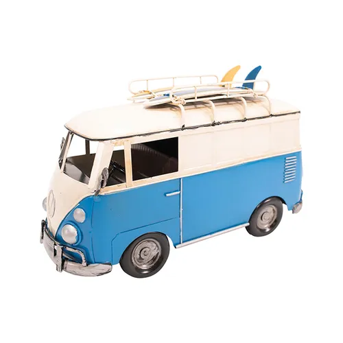 Tin combi with surfboards