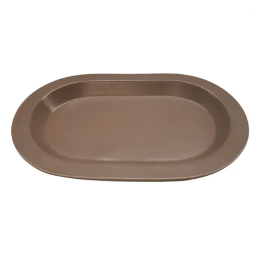 Ceramic Crofton oval platter salmon