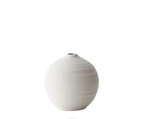 Ceramic white nysa vase